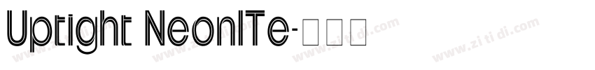 Uptight NeonlTe字体转换